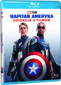 Kapitan Ameryka PAKIET 1-4 - 4 Blu-ray